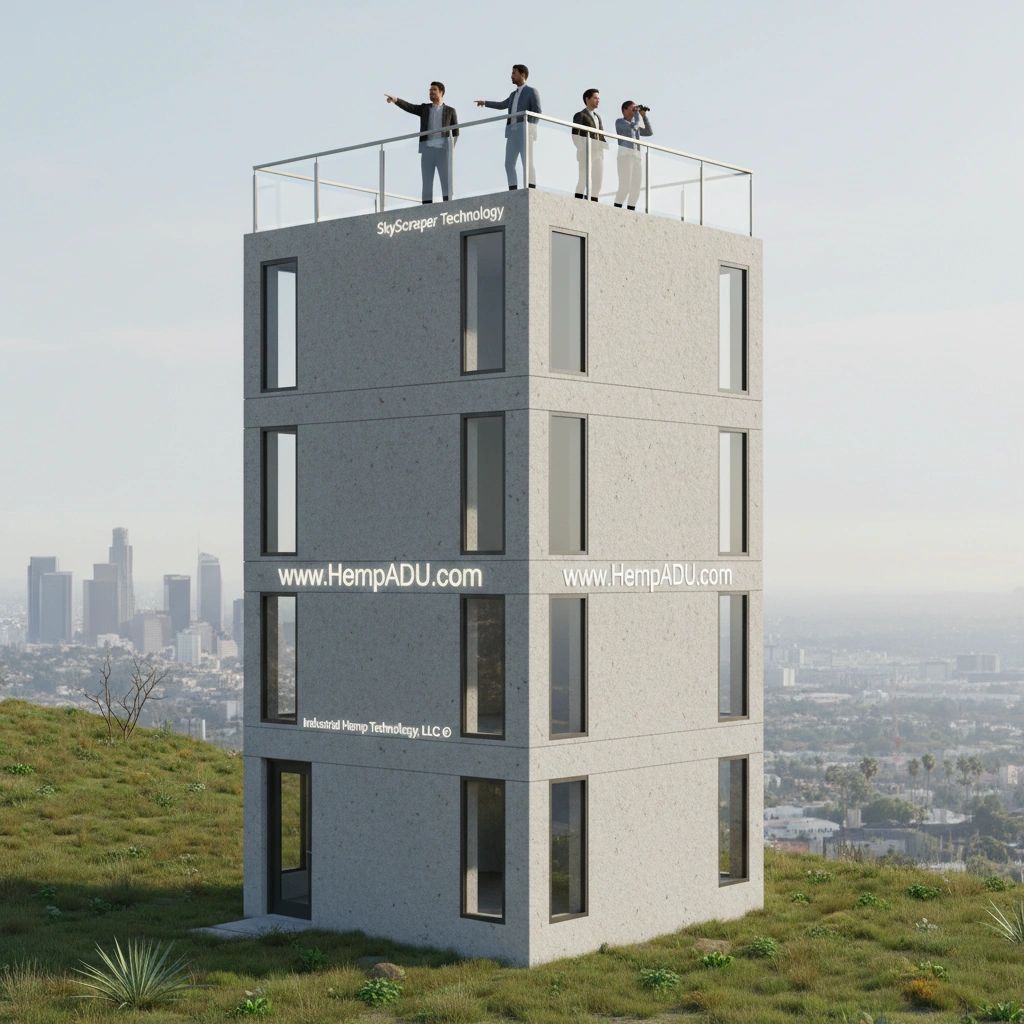 HempCrete ADU Buildings Fire Resistant carbon conscious Hemp ADU s Industrial Hemp Technology, LLC.